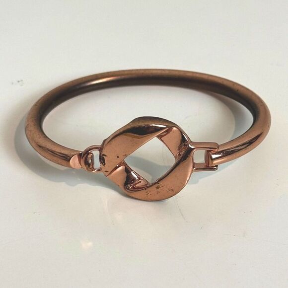 Marc by Marc Jacobs Rose Gold Tone Bangle Bracelet - Picture 1 of 8